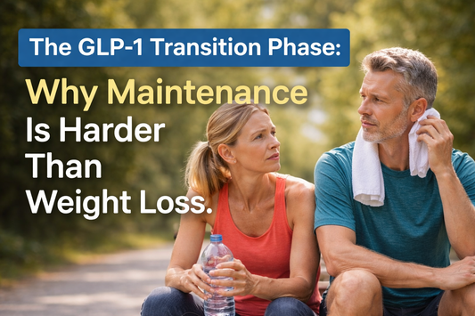 GLP-1 transition phase showing the challenge of maintaining weight after GLP-1 therapy