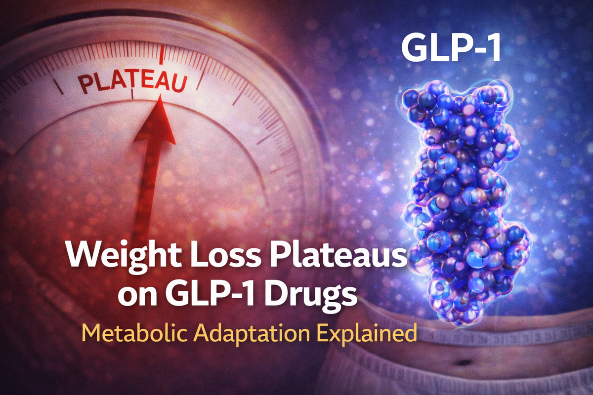 Why Weight Loss Plateaus on GLP-1 Drugs - and What It Actually Means