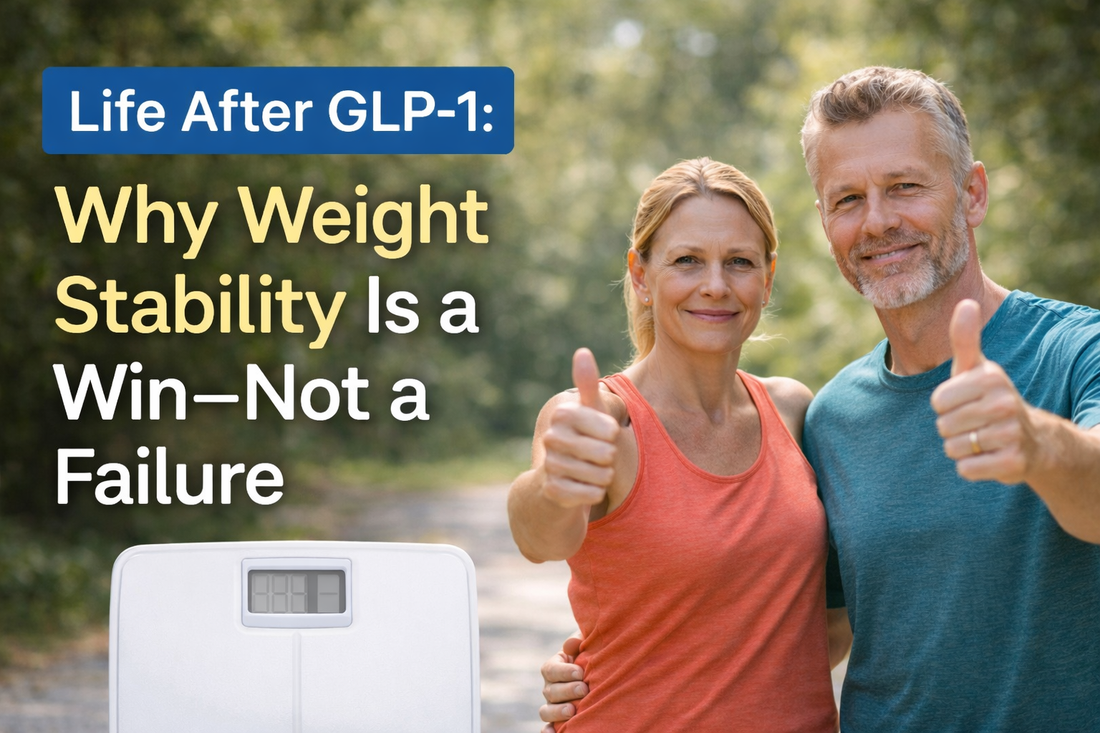 Weight stability after GLP-1 therapy representing metabolic recovery and long-term maintenance success