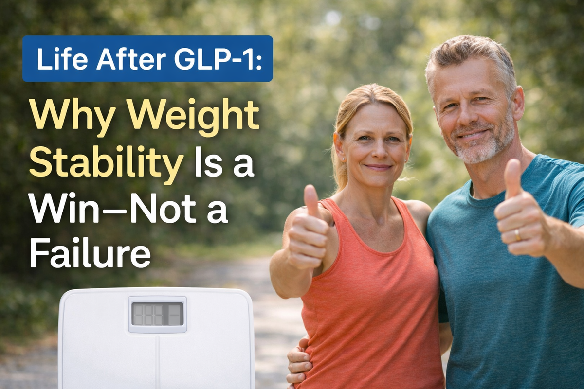 Life After GLP-1: Why Weight Stability Is a Win — Not a Failure