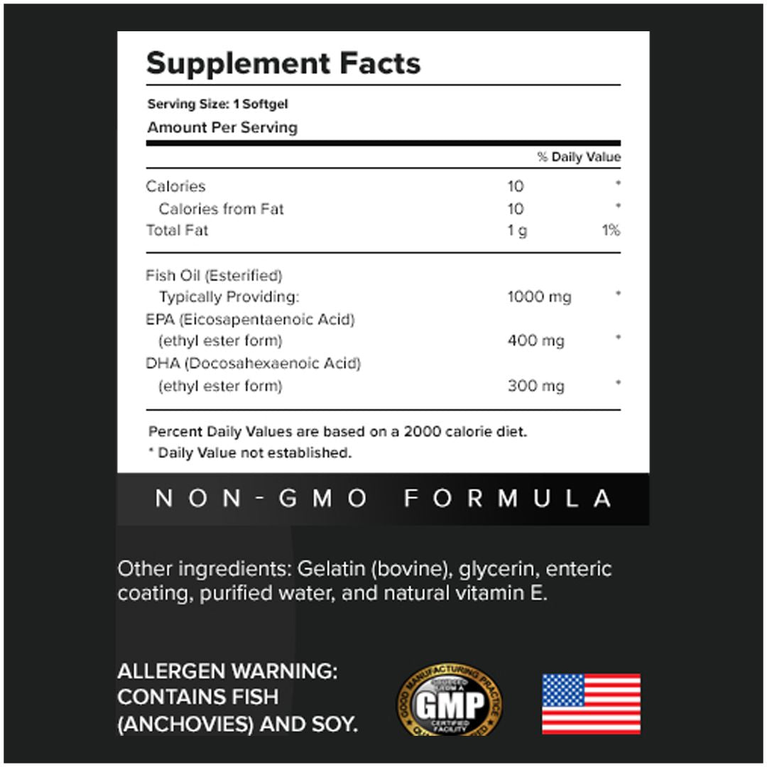 Dha Label OMEGA | NATURAL DHA/EPA FISH OIL